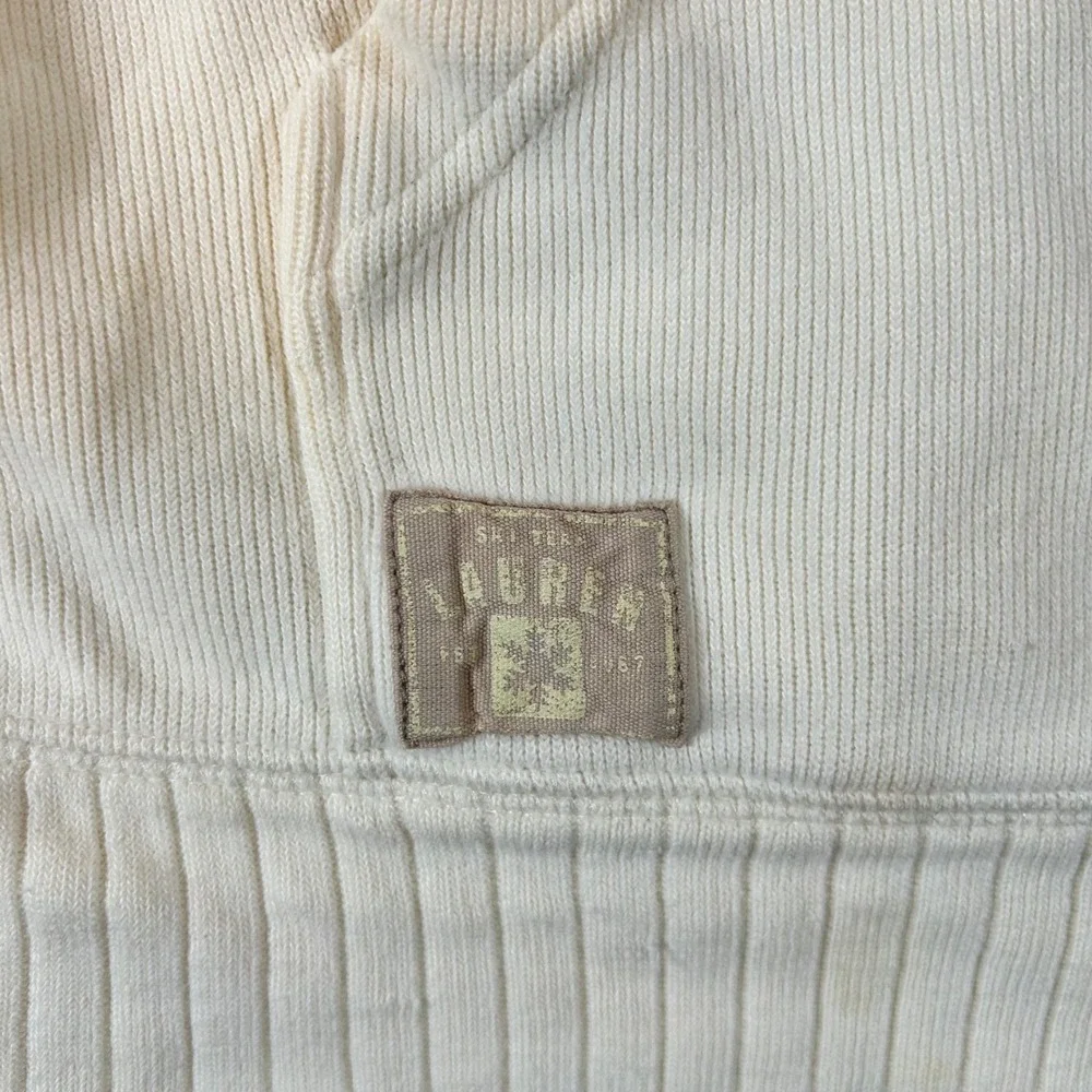 Lauren Ralph Lauren Womens Full Zip Jacket Cream Size L Ski Team Distressed - Picture 10 of 15